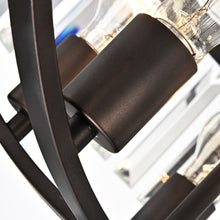 Load image into Gallery viewer, RADIANCE goods Transitional 5 Light Rubbed Bronze Ceiling Pendant 20" Width