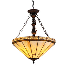 Load image into Gallery viewer, RADIANCE goods Mission-Style 2 Light Inverted Ceiling Pendant 18" Shade