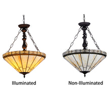 Load image into Gallery viewer, RADIANCE goods Mission-Style 2 Light Inverted Ceiling Pendant 18" Shade