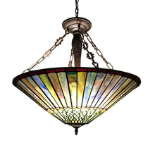 Load image into Gallery viewer, RADIANCE goods Geometric-Style 3 Light Inverted Ceiling Pendant 22" Shade