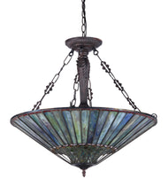 Load image into Gallery viewer, RADIANCE goods Geometric-Style 3 Light Inverted Ceiling Pendant 22" Shade