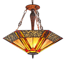 Load image into Gallery viewer, RADIANCE goods Mission-Style 3 Light Inverted Ceiling Pendant 24" Shade