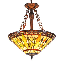 Load image into Gallery viewer, RADIANCE goods Victorian-Style 3 Light Inverted Ceiling Pendant 20" Shade