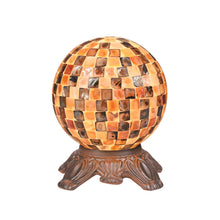 Load image into Gallery viewer, RADIANCE goods Mosaic Seashell 1 Light Accent Lamp 8" Wide