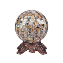 Load image into Gallery viewer, RADIANCE goods Mosaic Seashell 1 Light Accent Lamp 8" Wide
