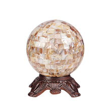 Load image into Gallery viewer, RADIANCE goods Mosaic Seashell 1 Light Accent Lamp 8" Wide