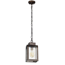 Load image into Gallery viewer, RADIANCE goods Industrial 1 Light Antique Gold Ceiling Pendant 12" Wide
