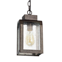 Load image into Gallery viewer, RADIANCE goods Industrial 1 Light Antique Gold Ceiling Pendant 12" Wide