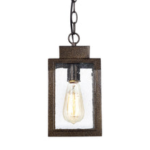 Load image into Gallery viewer, RADIANCE goods Industrial 1 Light Antique Gold Ceiling Pendant 12" Wide