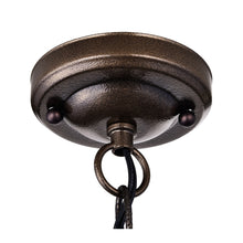 Load image into Gallery viewer, RADIANCE goods Industrial 1 Light Antique Gold Ceiling Pendant 12" Wide