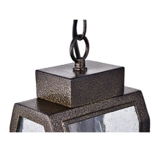 Load image into Gallery viewer, RADIANCE goods Industrial 1 Light Antique Gold Ceiling Pendant 12" Wide