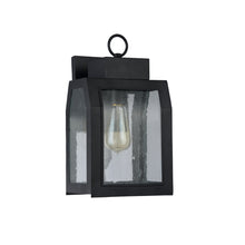 Load image into Gallery viewer, RADIANCE goods 1 Light Textured Black Outdoor Wall Sconce 14" Tall