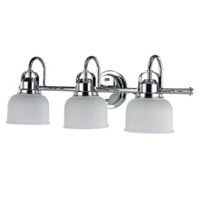 Load image into Gallery viewer, RADIANCE goods 3 Light Chrome Finish Bath Vanity Fixture 25" Wide