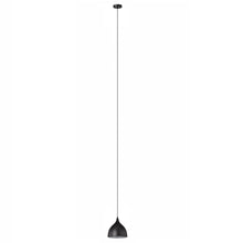 Load image into Gallery viewer, RADIANCE goods Industrial 1 Light Textured Black Ceiling Pendant 10" Wide