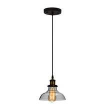 Load image into Gallery viewer, RADIANCE goods Industrial 1 Light Oil Rubbed Bronze Ceiling Pendant 8" Wide