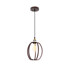 Load image into Gallery viewer, RADIANCE goods Industrial 1 Light Oil Rubbed Bronze Ceiling Pendant 8" Wide
