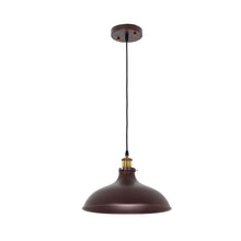 Load image into Gallery viewer, RADIANCE goods Industrial 1 Light Oil Rubbed Bronze Ceiling Pendant 14" Wide