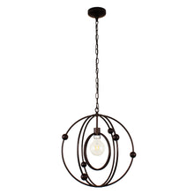 Load image into Gallery viewer, RADIANCE goods Farmhouse 1 Light Oil Rubbed Bronze Ceiling Pendant 18" Wide