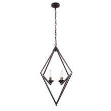 Load image into Gallery viewer, RADIANCE goods Transitional 4 Light Rubbed Bronze Ceiling Pendant 19.5" Wide