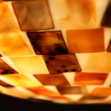 Load image into Gallery viewer, RADIANCE goods Mosaic-Style 2 Light Seashell Flush-Mount Ceiling Fixture 12" Wide