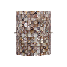 Load image into Gallery viewer, RADIANCE goods 1 Light Mosaic Seashell Wall Sconce 8" Wide