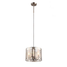 Load image into Gallery viewer, RADIANCE goods Industrial 4 Lights Antique Silver Ceiling Pendant 12" Wide