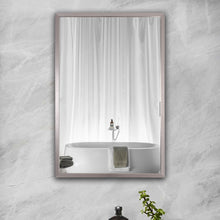 Load image into Gallery viewer, RADIANCE goods Chrome Finish Rectangular Framed Wall Mirror 33"