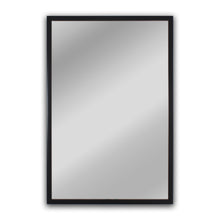 Load image into Gallery viewer, RADIANCE goods Textured Black Rectangular Framed Wall Mirror 36"