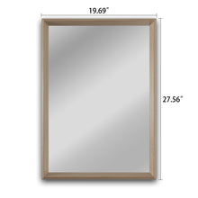 Load image into Gallery viewer, RADIANCE goods Golden Oak Finish Framed Wall Mirror 28"