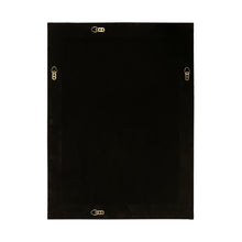 Load image into Gallery viewer, RADIANCE goods Wood & Iron Silver/Black Rectangle Framed Wall Mirror 35"
