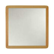 Load image into Gallery viewer, RADIANCE goods Maple Finish Square Framed Wall Mirror 21"