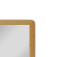 Load image into Gallery viewer, RADIANCE goods Maple Finish Square Framed Wall Mirror 21"