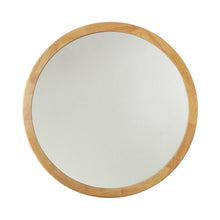 Load image into Gallery viewer, RADIANCE goods Maple Finish Framed Wall Mirror 28"