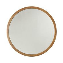 Load image into Gallery viewer, RADIANCE goods Maple Finish Framed Wall Mirror 32"