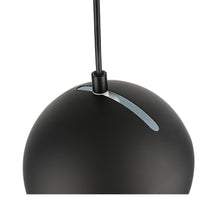 Load image into Gallery viewer, RADIANCE goods Contemporary 1 Light Matt Black/White Ceiling Pendant 8" Wide