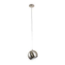 Load image into Gallery viewer, RADIANCE goods Contemporary 1 Light Brushed Nickel Ceiling Pendant 8" Wide