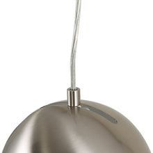 Load image into Gallery viewer, RADIANCE goods Contemporary 1 Light Brushed Nickel Ceiling Pendant 8" Wide