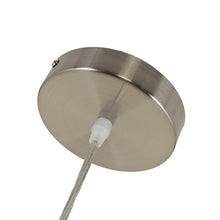 Load image into Gallery viewer, RADIANCE goods Contemporary 1 Light Brushed Nickel Ceiling Pendant 8" Wide
