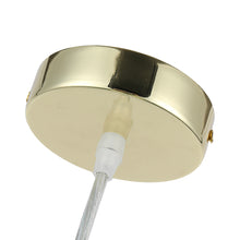 Load image into Gallery viewer, RADIANCE goods Contemporary 1 Light Plated Gold Ceiling Pendant 8" Wide