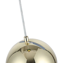 Load image into Gallery viewer, RADIANCE goods Contemporary 1 Light Plated Gold Ceiling Pendant 8" Wide