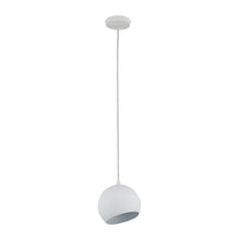 Load image into Gallery viewer, RADIANCE goods Contemporary 1 Light Matt White Ceiling Pendant 8" Wide