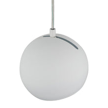 Load image into Gallery viewer, RADIANCE goods Contemporary 1 Light Matt White Ceiling Pendant 8" Wide