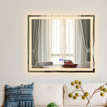 Load image into Gallery viewer, RADIANCE goods BackLit Rectangular TouchScreen LED Mirror 3000-6000K 28"