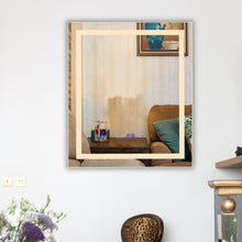 Load image into Gallery viewer, RADIANCE goods Embedded LED Mirror 4000K Warm White 24"
