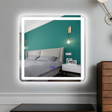 Load image into Gallery viewer, RADIANCE goods BackLit Square TouchScreen LED Mirror 3000-6000K 28"