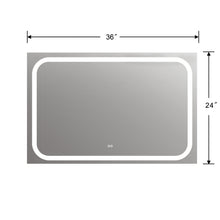 Load image into Gallery viewer, RADIANCE goods BackLit LED Mirror 4000K Daylight White 36"