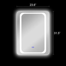 Load image into Gallery viewer, RADIANCE goods BackLit Rectangular TouchScreen LED Mirror 3000-6000K 32"