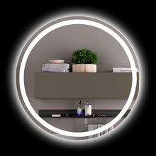 Load image into Gallery viewer, RADIANCE goods BackLit Round TouchScreen LED Mirror 3000-6000K 24"