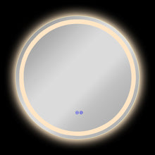 Load image into Gallery viewer, RADIANCE goods BackLit Round TouchScreen LED Mirror 3000-6000K 24"