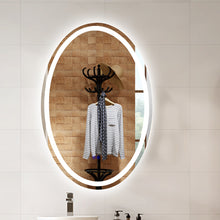 Load image into Gallery viewer, RADIANCE goods BackLit Oval TouchScreen LED Mirror 3000-6000K 42"